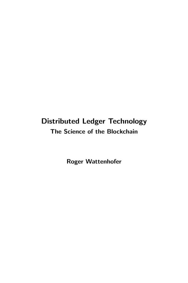 Distributed Ledger Technology