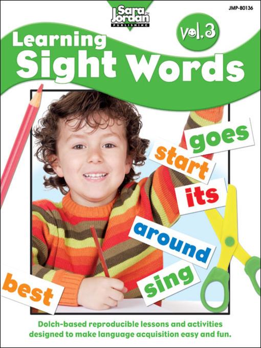 Learning Sight Words, Volume 3