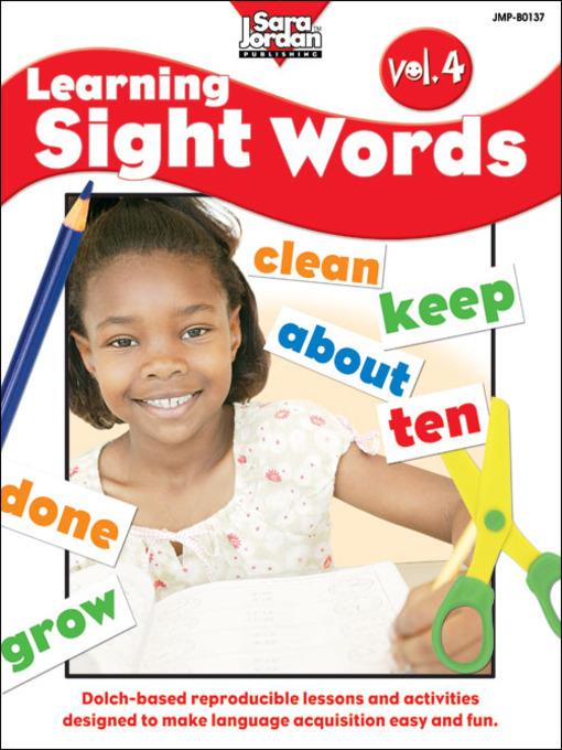 Learning Sight Words, Volume 4