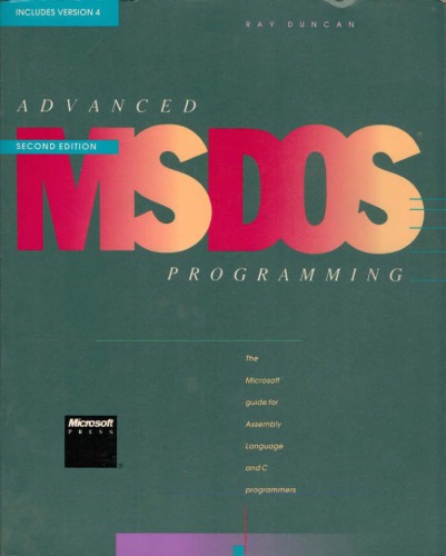 Advanced MS-DOS Programming