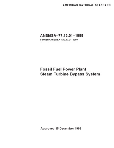 Fossil Fuel Power Plant Steam Turbine ByPass System