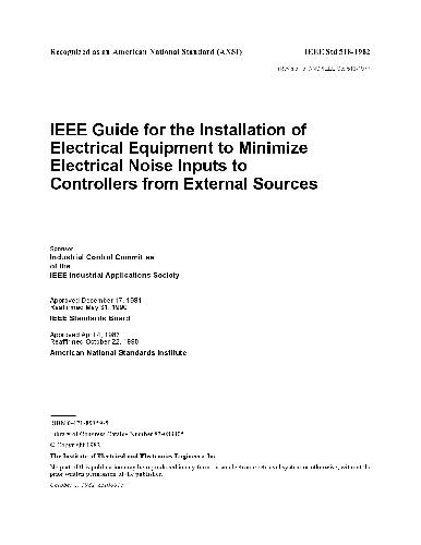 IEEE Recommended Practices &amp; Requirements for Harmonic Control in Electrical Power Systems, IEEE Std 519-1992