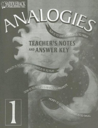 Analogies 2 Teacher's Notes and Answer Key