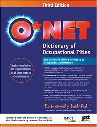 O*NET Dictionary of Occupational Titles