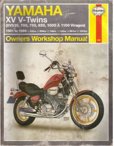 Haynes Yamaha Xv V  Twins 1981 To 1994