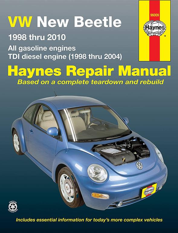 Volkswagen VW New Beetle 1.8 &amp; 2.0L Gas (98-10) &amp; 1.9L TDI Diesel (98-04) Haynes