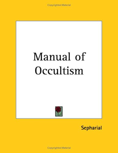 Manual Of Occultism