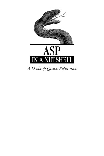ASP in a nutshell : a desktop quick reference
