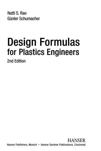 Design Formulas for Plastics Engineers