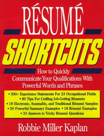 Resume Shortcuts