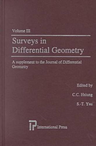 Surveys in Differential Geometry (Surveys in Differential Geometry) vol.3