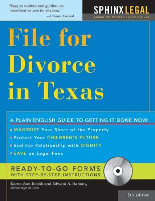 File for Divorce in Texas (+ CD-ROM)