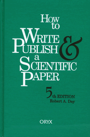 How to Write &amp; Publish a Scientific Paper