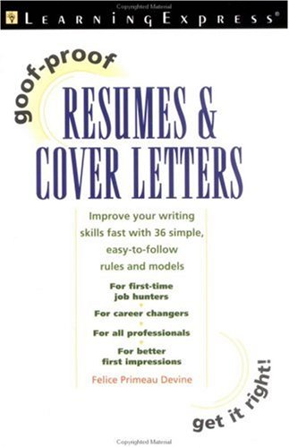 Goof-Proof Resumes &amp; Cover Letters