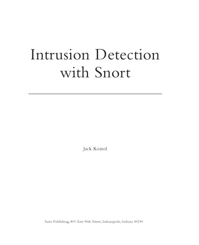 Intrusion Detection with Snort