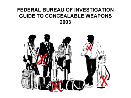 Fbi Guide To Concealable Weapons