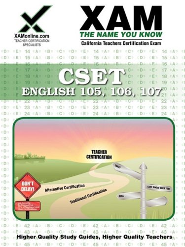 CSET English 105, 106, 107 Teacher Certification Test Prep Study Guide