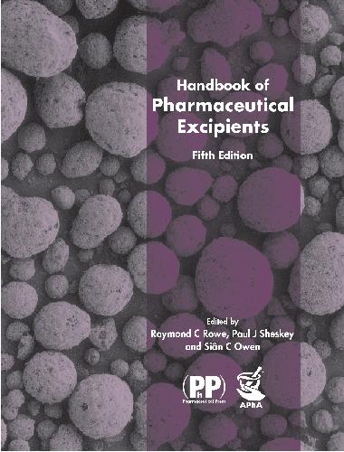 Handbook Of Pharmaceutical Excipients For Cd Rom/Book Package