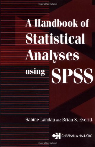 A Handbook of Statistical Analyses Using SPSS