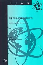 The World We Could Win (International Institute Of Administrative Sciences Monographs)