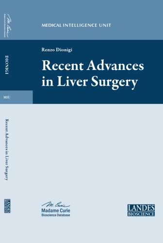 Recent Advances in Liver Surgery