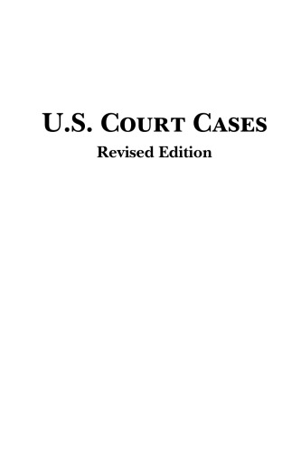 U.S. Court Cases-Volume 1