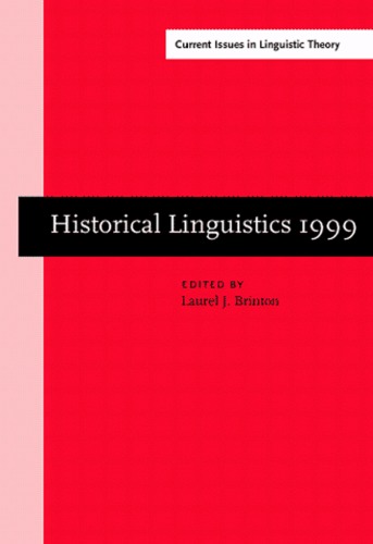 Historical Linguistics 1999