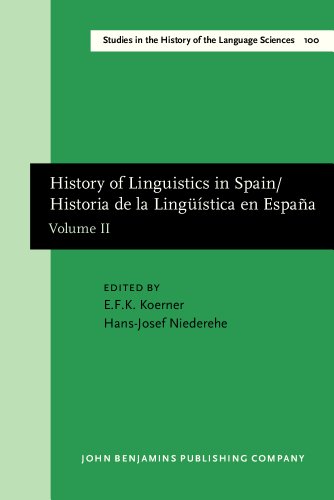 History Of Linguistics In Spain/Historia De La Linguistica En Espana (Amsterdam Studies In The Theory And History Of Linguistic Science Series Iii