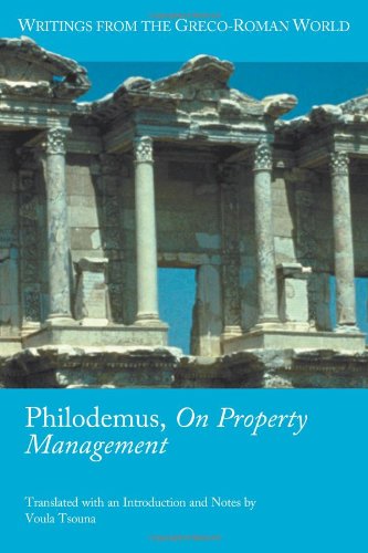 Philodemus, on Property Management