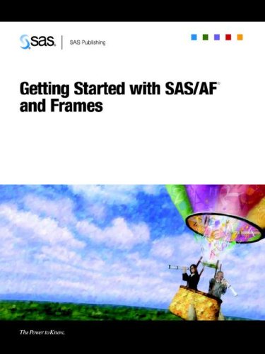 Getting Started with Sas/AF and Frames