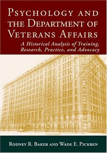 Psychology and the Department of Veterans Affairs