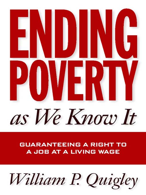 Ending Poverty As We Know It