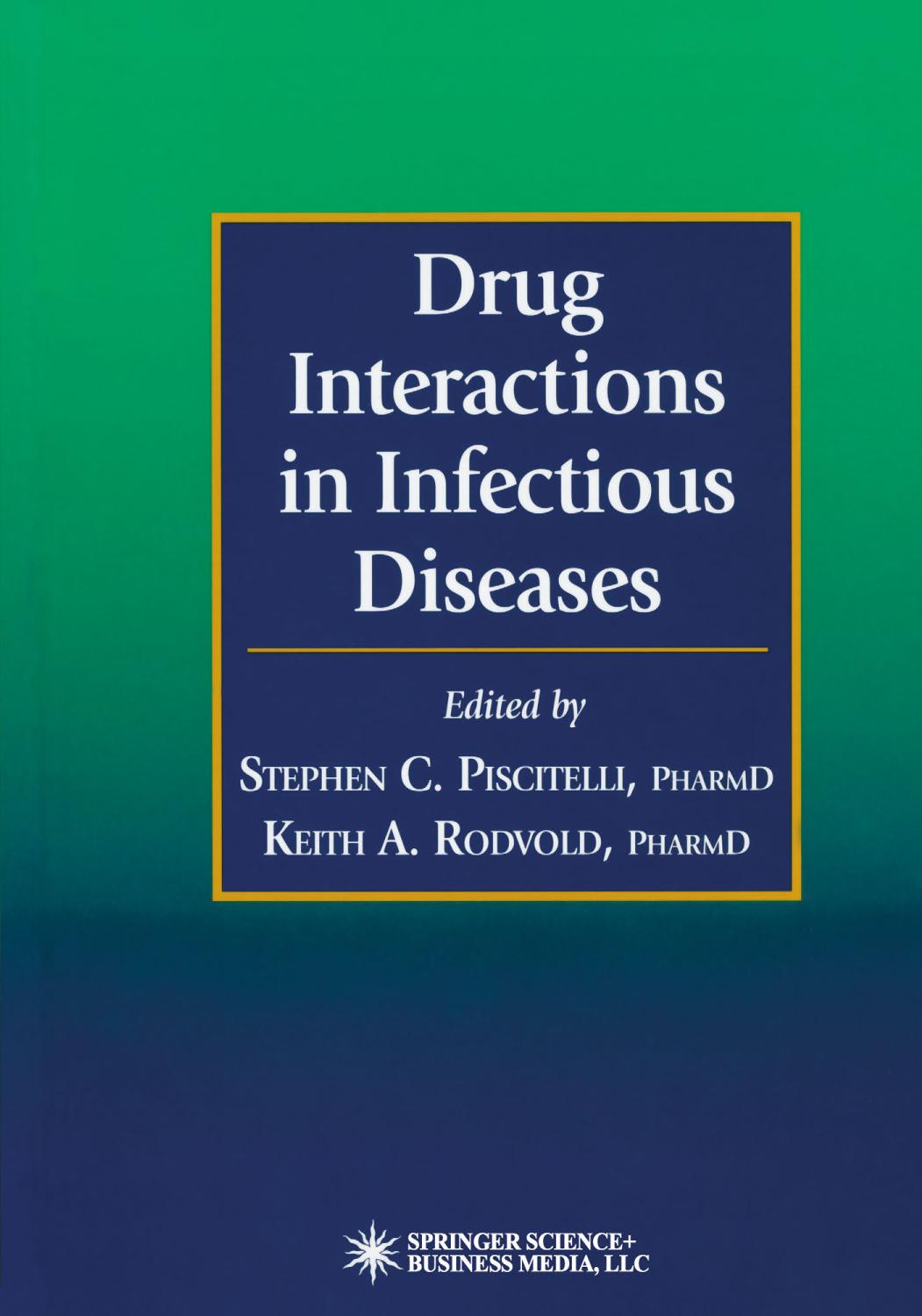 Drug interactions in infectious diseases