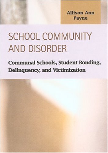 School Community And Disorder