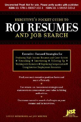 Executive's Pocket Guide to Roi Resumes