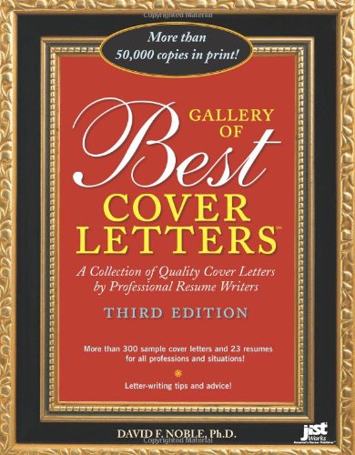 Gallery of Best Cover Letters