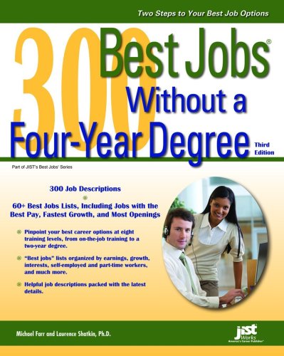 300 Best Jobs Without a Four-Year Degree