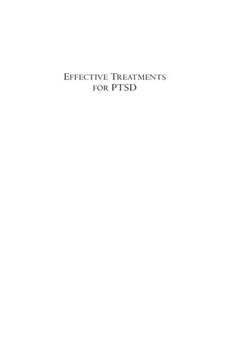 Effective Treatments for PTSD