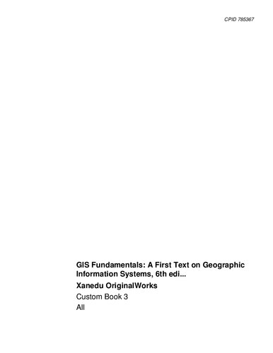 GIS Fundamentals