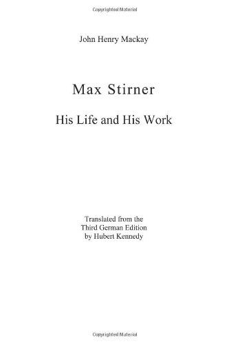 Max Stirner