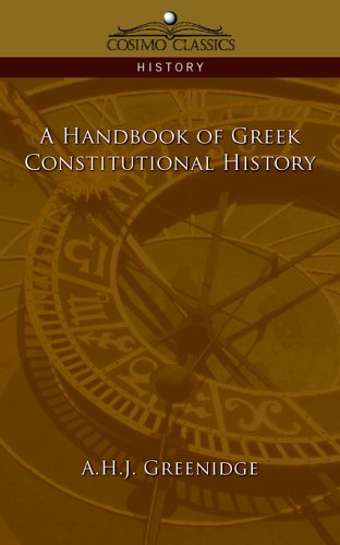 A Handbook of Greek Constitutional History