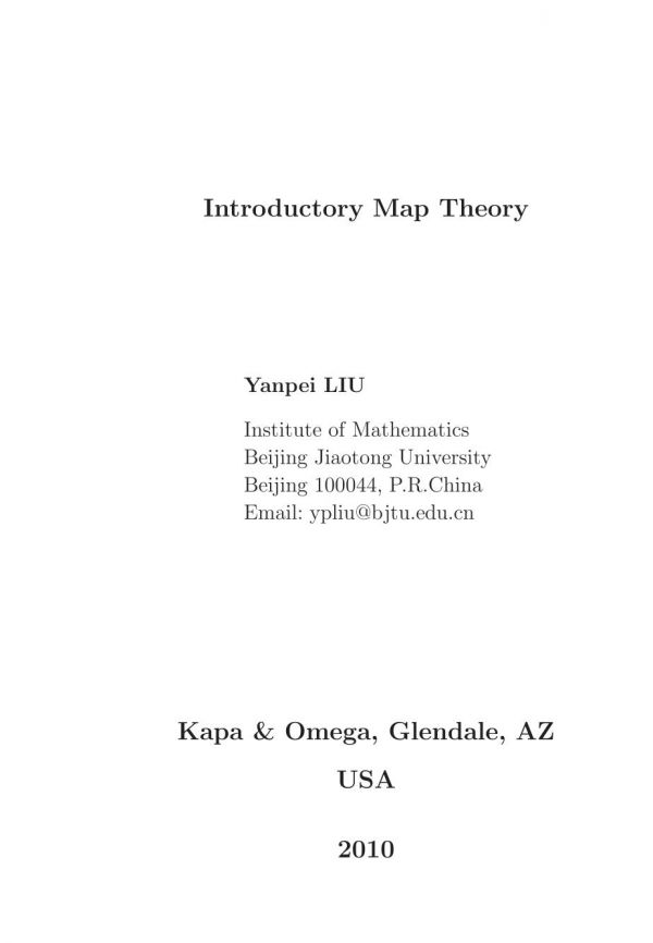 Introductory Map Theory