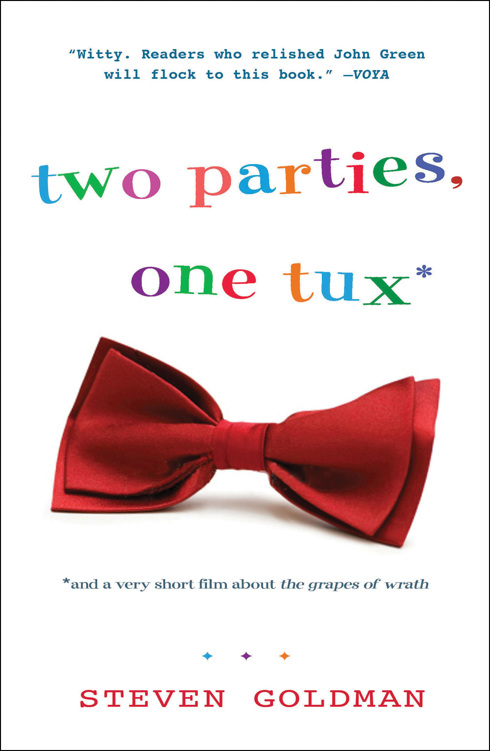 Two Parties, One Tux, and a Very Short Film about the Grapes of Wrath