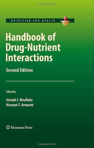 Handbook Of Drug Nutrient Interactions