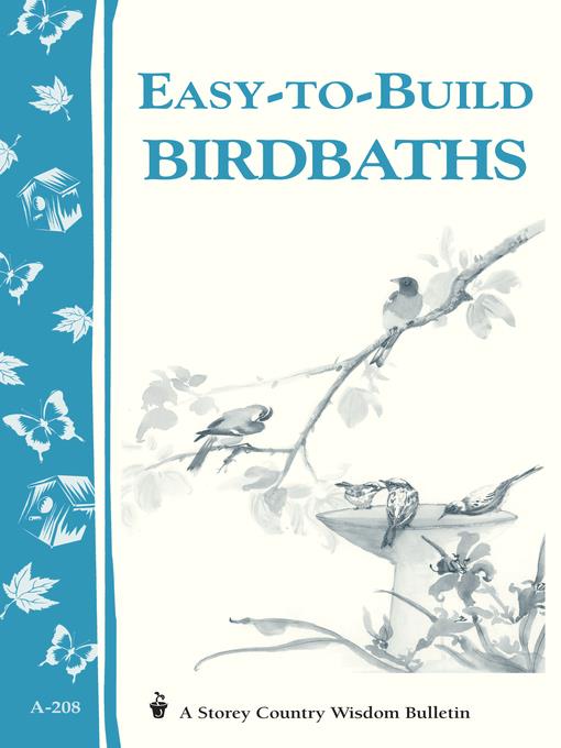Easy-to-Build Birdbaths
