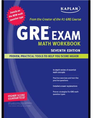 Kaplan GRE Exam Math Workbook