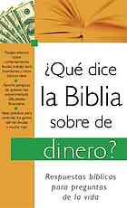 ¿Qué dice la Biblia sobre el dinero?.