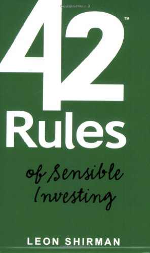 42 Rules for Sensible Investing