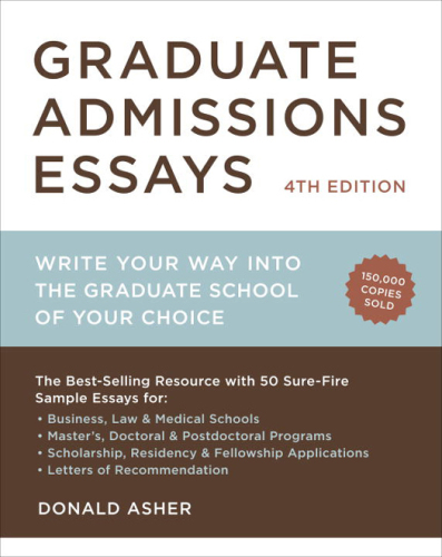 Graduate Admissions Essays