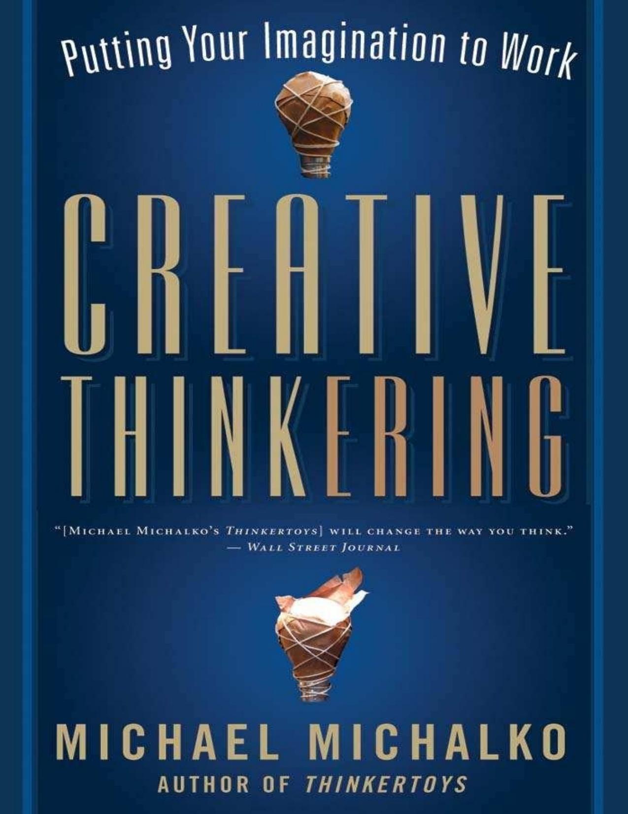 Creative Thinkering